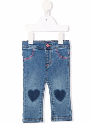 Billieblush heart motif jeans - Blue