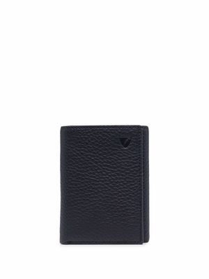 Aspinal Of London tri-fold leather wallet - Blue