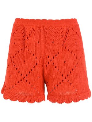 Nk Diamond Mel jacquard shorts - Orange
