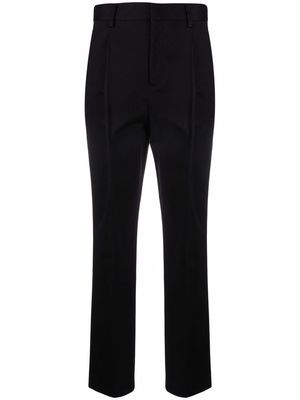 RED Valentino high-waist cropped trousers - Black