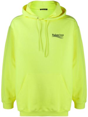Balenciaga Campaign logo hoodie - Yellow