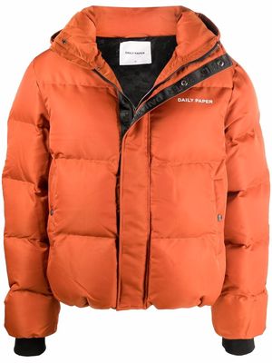 Daily Paper hooded padded jacket - Orange