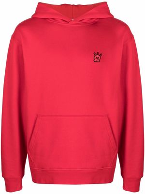 Zadig&Voltaire skull patch detail hoodie - Red