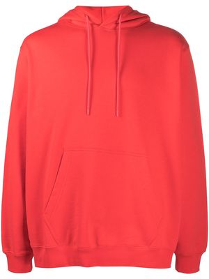 MSGM logo print detail hoodie - Red