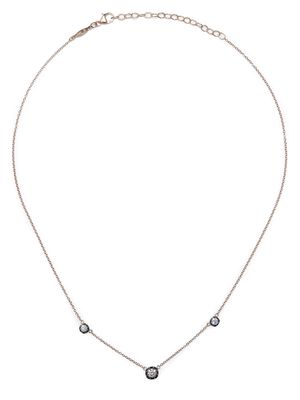 Jacquie Aiche 14kt rose gold and diamond Sophia necklace - Pink