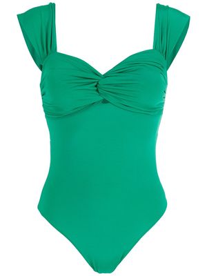 Clube Bossa Margareta ruched swimsuit - Green