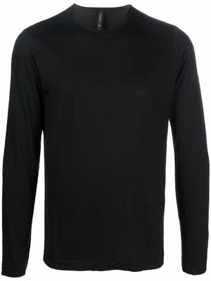 Transit long-sleeve cotton T-shirt - Black