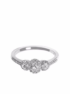 AS29 18kt white gold diamond engagement ring - Silver