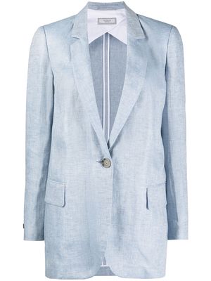 Peserico single-breasted blazer - Blue