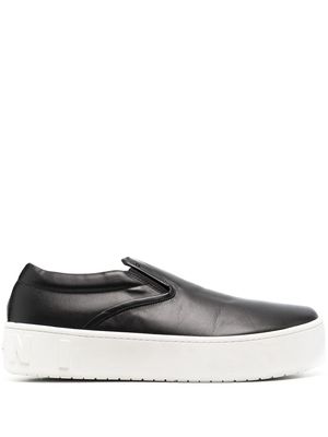 Marni slip-on platform sneakers - Black