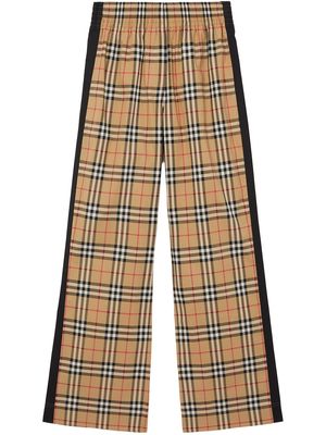 Burberry Vintage check high-waisted trousers - Brown