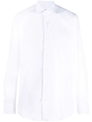 Mazzarelli plain buttoned shirt - White