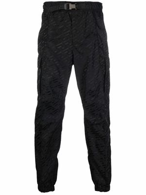 Versace La Greca cotton track pants - Black