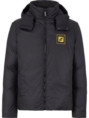 Fendi hooded padded jacket - Black