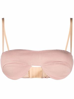 Nº21 7 For All Mankind bralette - Neutrals