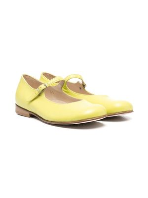 Pèpè Marina leather ballerina shoes - Yellow