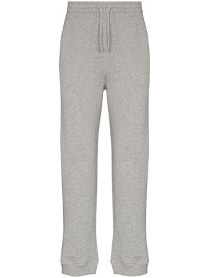 Organic Basics straight-leg cotton track pants - Grey