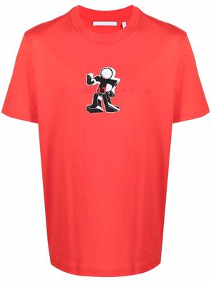 Helmut Lang Figure printed T-shirt - Red