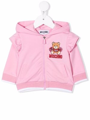 Moschino Kids Teddy Bear motif hoodie - Pink