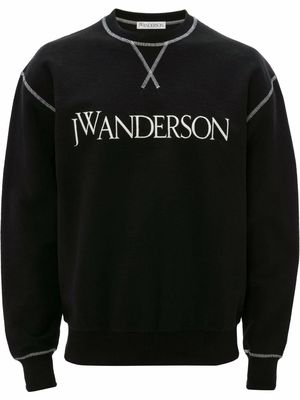 JW Anderson logo-print sweatshirt - Black
