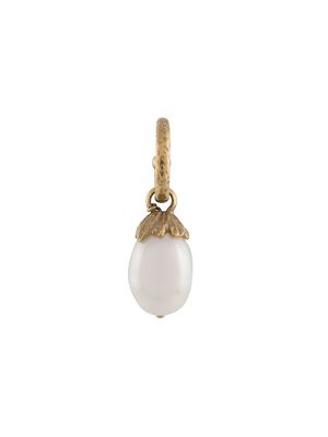 Goossens Talisman pearl drop single earring - Gold