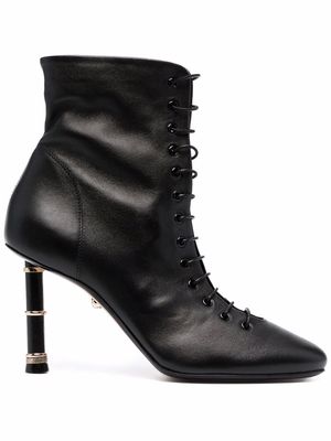 Alevì Love lace-up ankle boots - Black