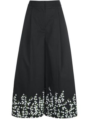 Adam Lippes floral print culottes - Black