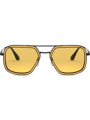 Prada Eyewear Game navigator-frame sunglasses - Orange