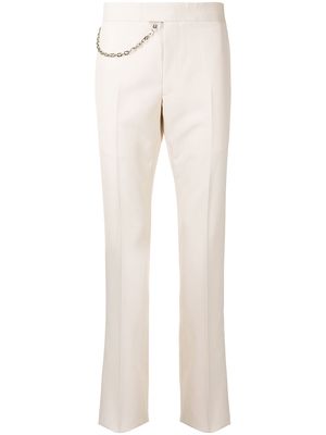 Givenchy chain-link tailored trousers - Neutrals