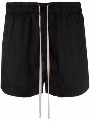 Rick Owens Fog drawstring-waist shorts - Black