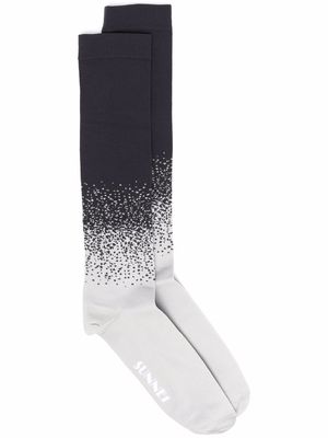 Sunnei gradient-effect socks - Grey