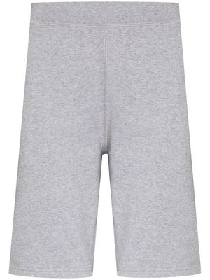 Sunspel knee-length cotton track shorts - Grey