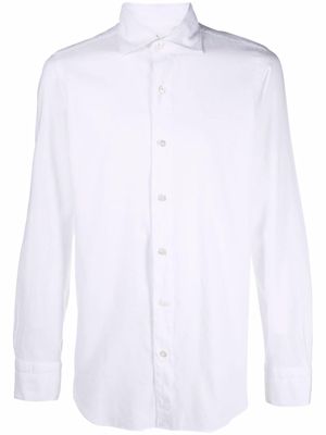 Finamore 1925 Napoli long-sleeve cotton shirt - White