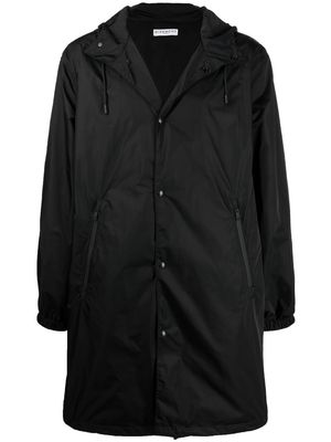 Givenchy logo-print hooded jacket - Black