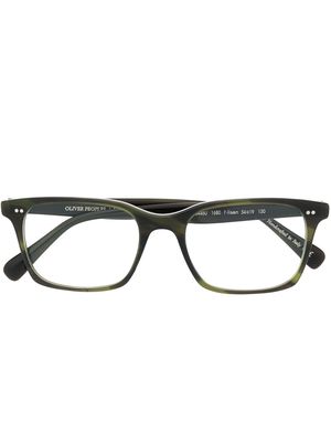 Oliver Peoples Nisen rectangular-frame glasses - Green