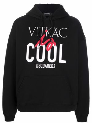 Dsquared2 x Vitkac logo hoodie - Black