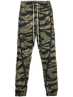 Mostly Heard Rarely Seen camouflage track pants - Green