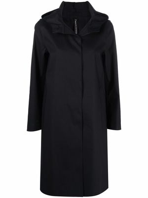 Mackintosh Watten bonded cotton coat - Black