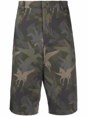 ETRO camouflage-print bermuda shorts - Green