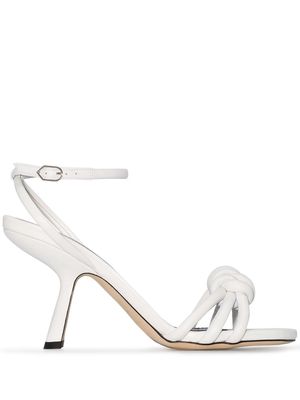 Nicholas Kirkwood Lexi Knot 105mm sandals - White