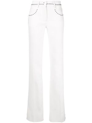 Giambattista Valli studded flare trousers - White