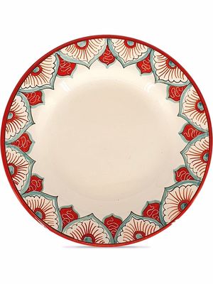 Les-Ottomans Peacock dinner plate - Multicolour