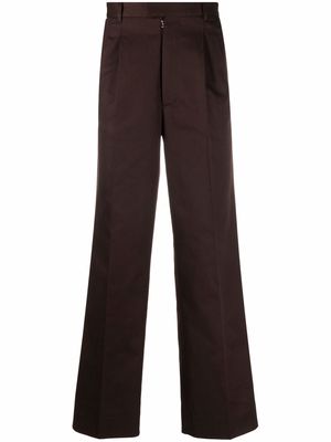 Maison Margiela wide-leg tailored trousers - Brown