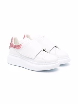 Alexander McQueen Kids touch-strap low-top sneakers - White