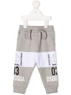 Dsquared2 Kids logo-print track pants - Grey