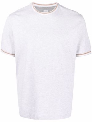 Eleventy crew-neck fitted T-shirt - Grey
