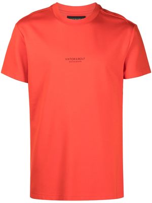 Viktor & Rolf logo detail T-shirt - Orange