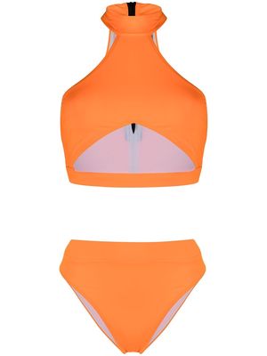 Noire Swimwear Bahamas cut-out two-piece bikini - Orange