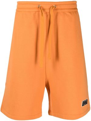 Valentino logo-patch track shorts - Orange