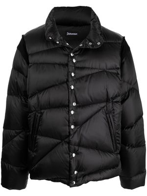 Undercoverism quilted padded jacket - Black